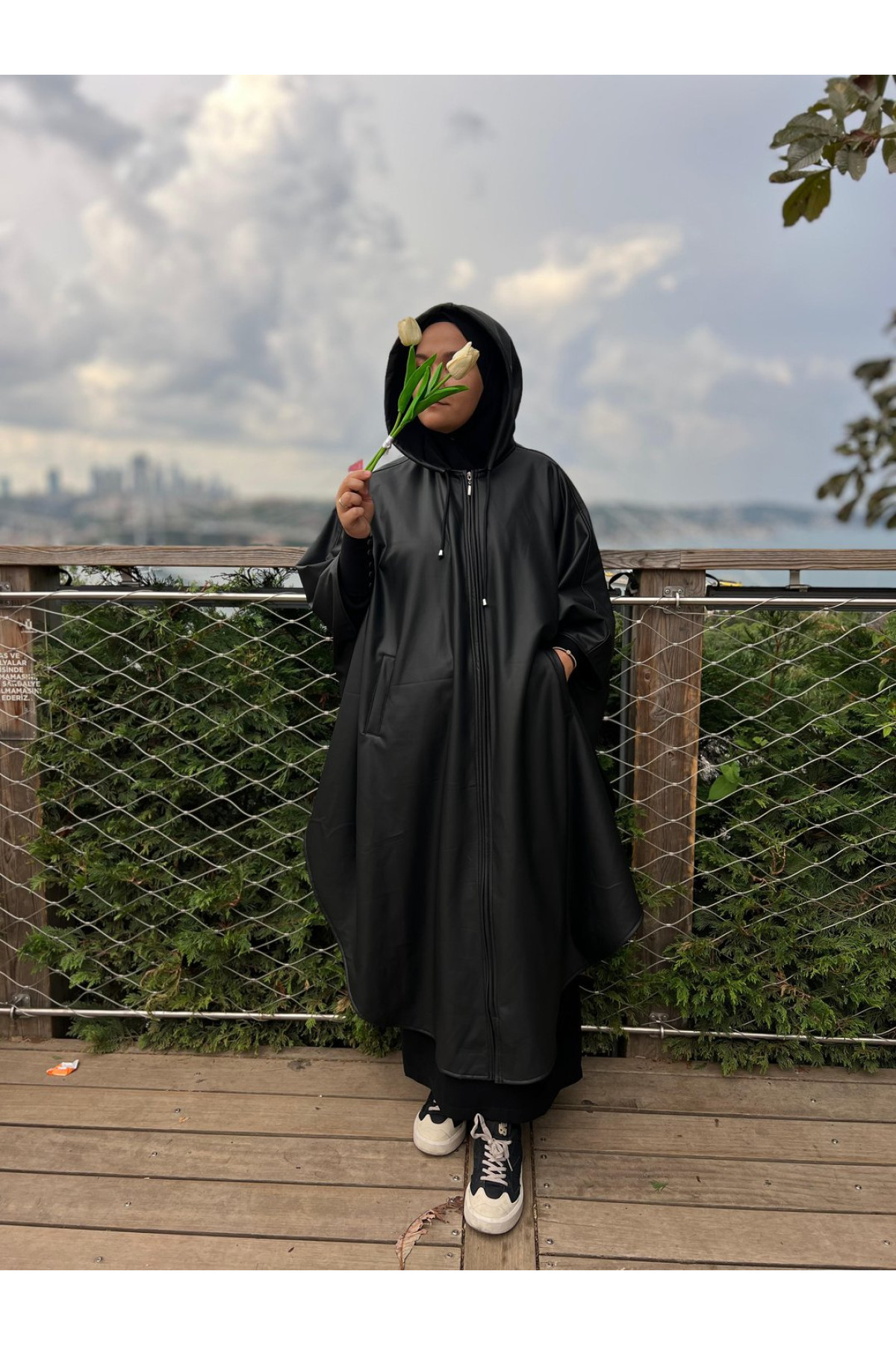 sun i deri trenc buhara verev kesim yagmurluk