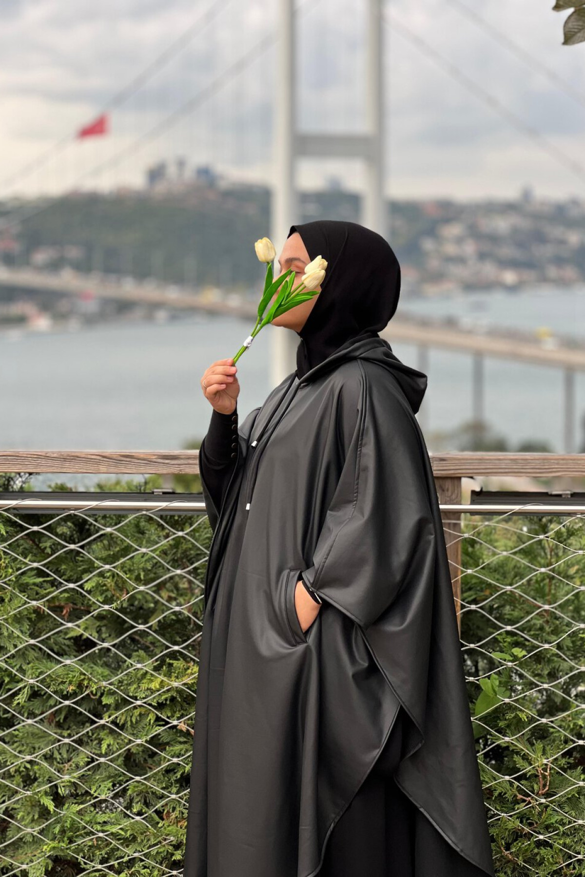 sun i deri trenc buhara verev kesim yagmurluk