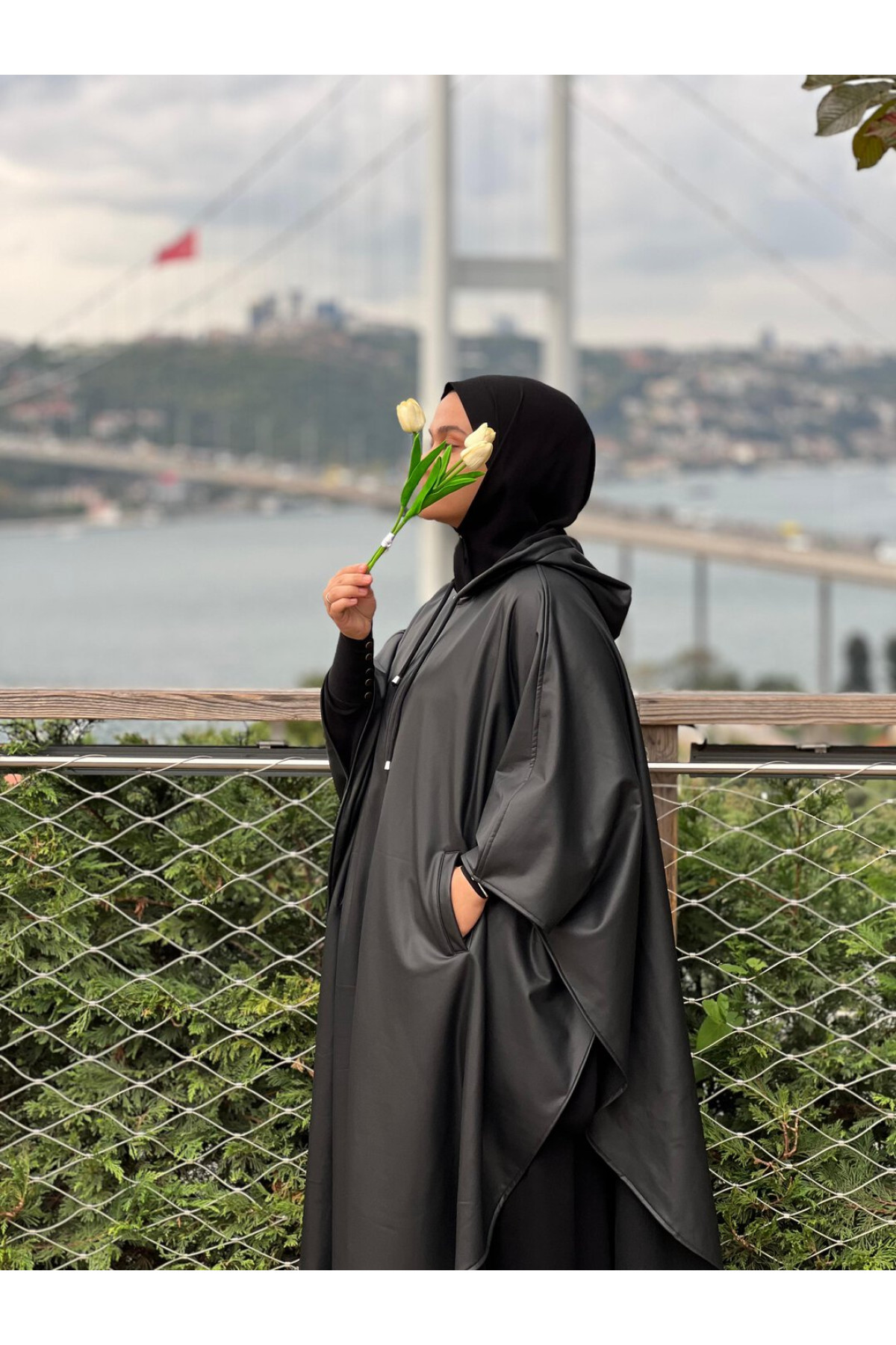 sun i deri trenc buhara verev kesim yagmurluk