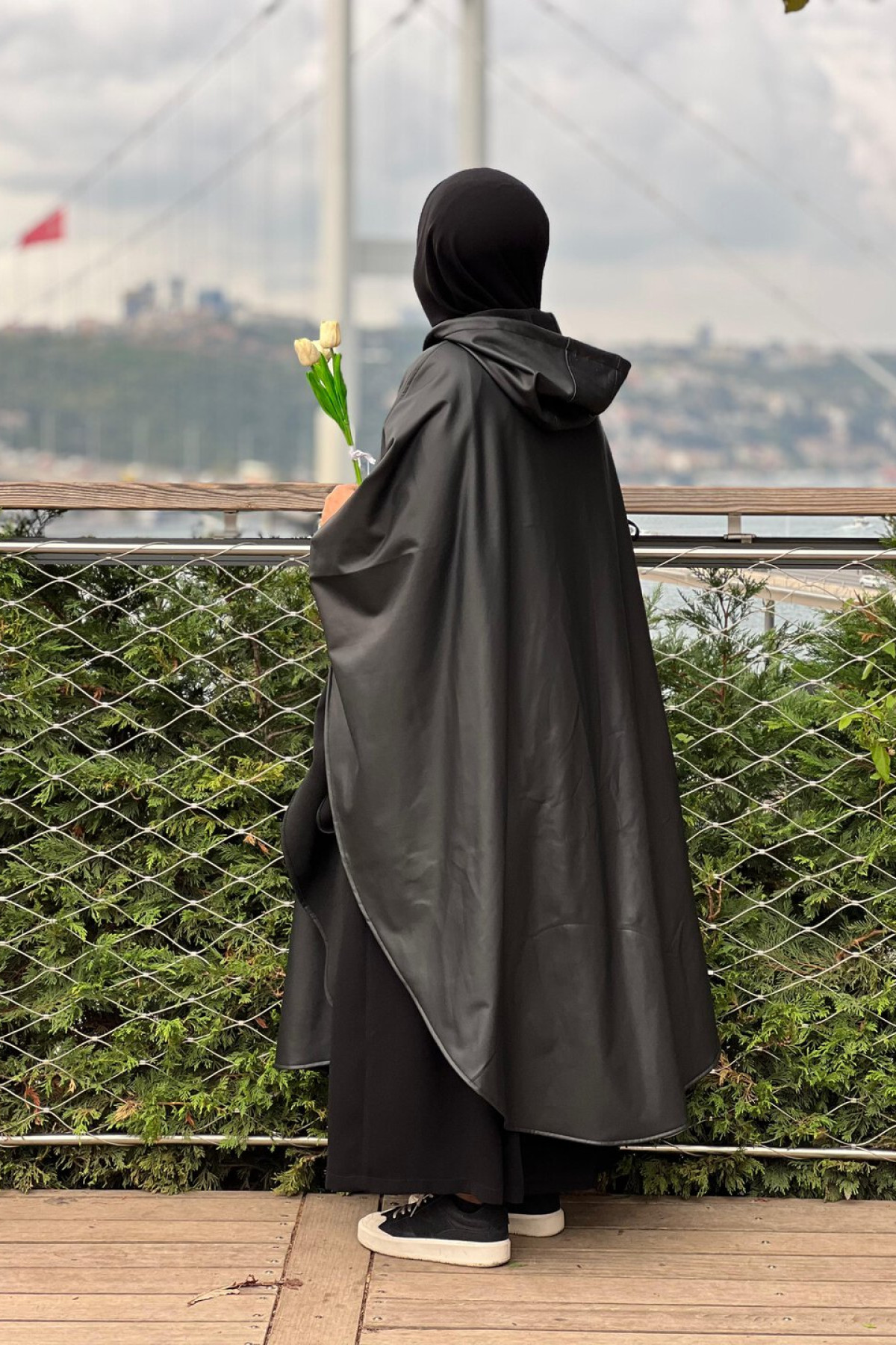 sun i deri trenc buhara verev kesim yagmurluk