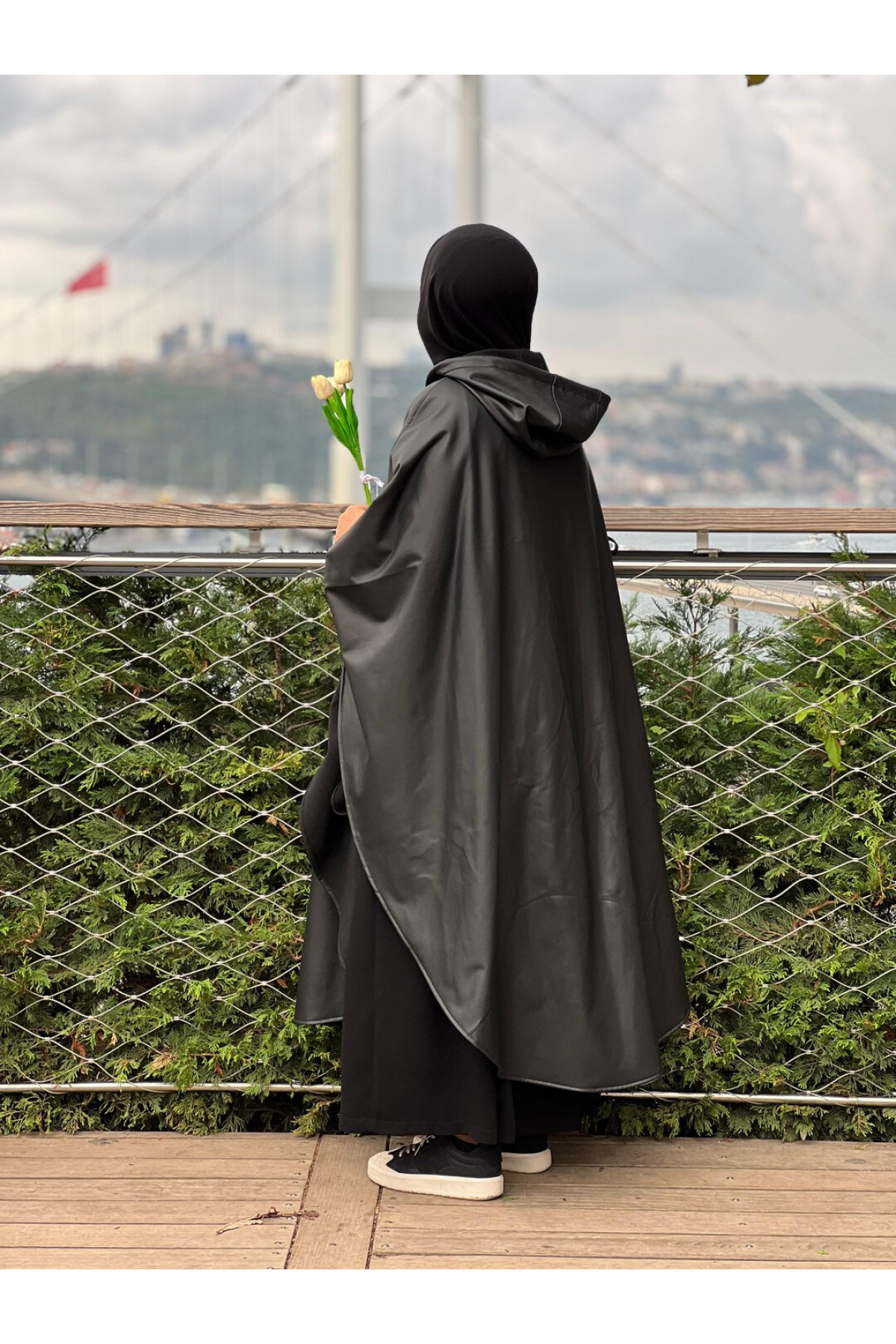 sun i deri trenc buhara verev kesim yagmurluk