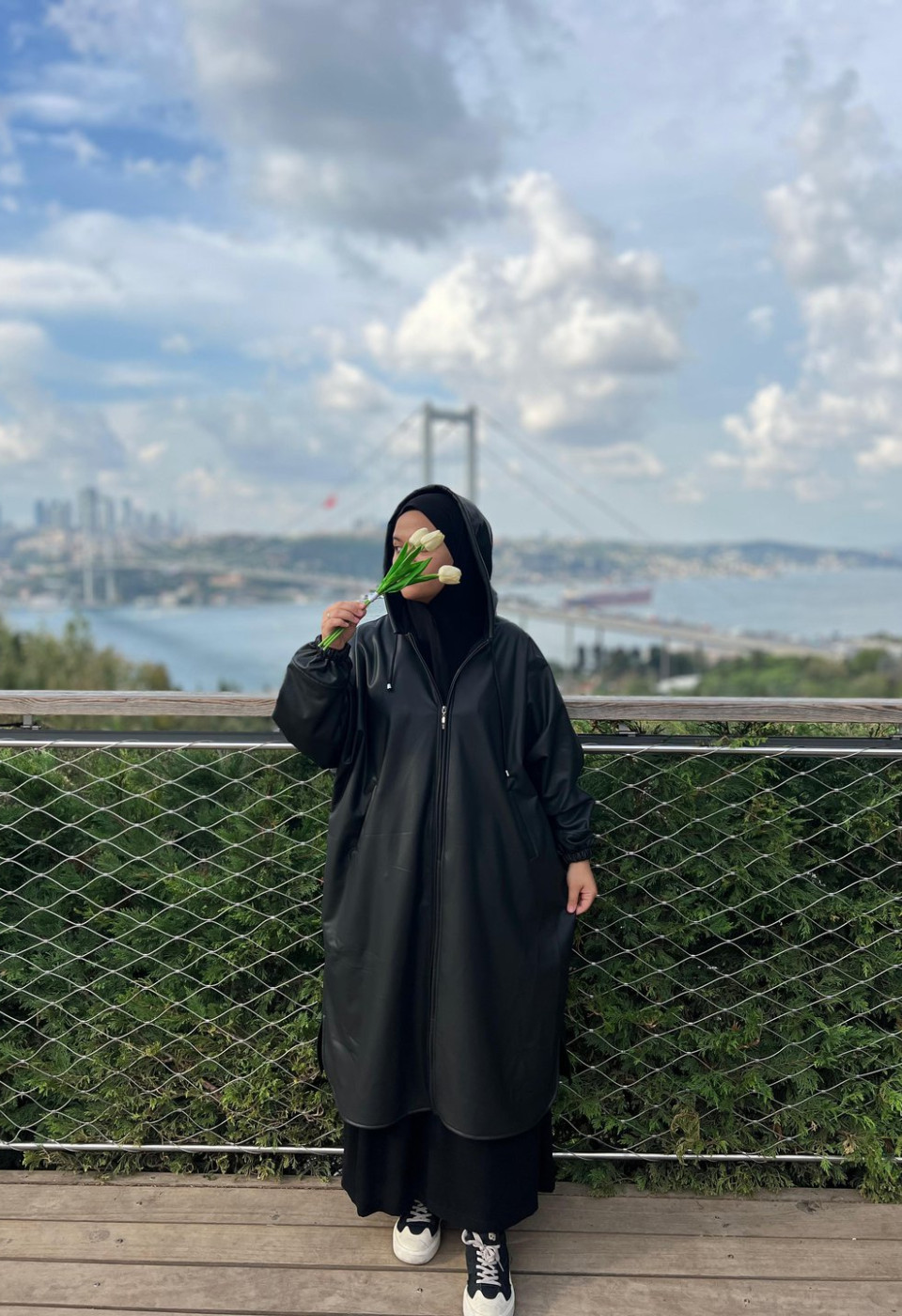 Deri Rüveyda Yağmurluk