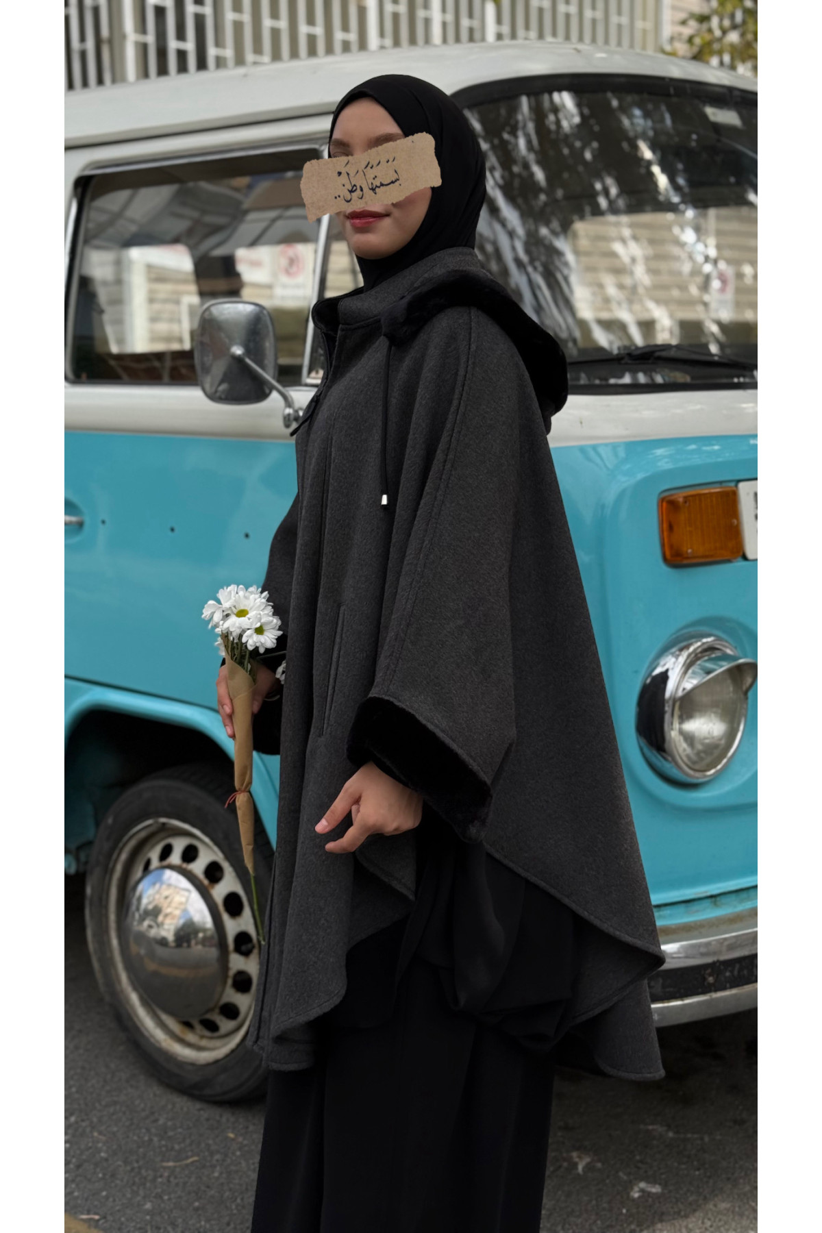 foklu koyu grey tak cikar kapson panco