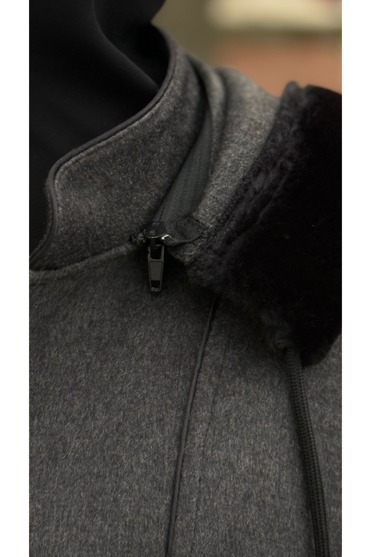 foklu koyu grey tak cikar kapson panco