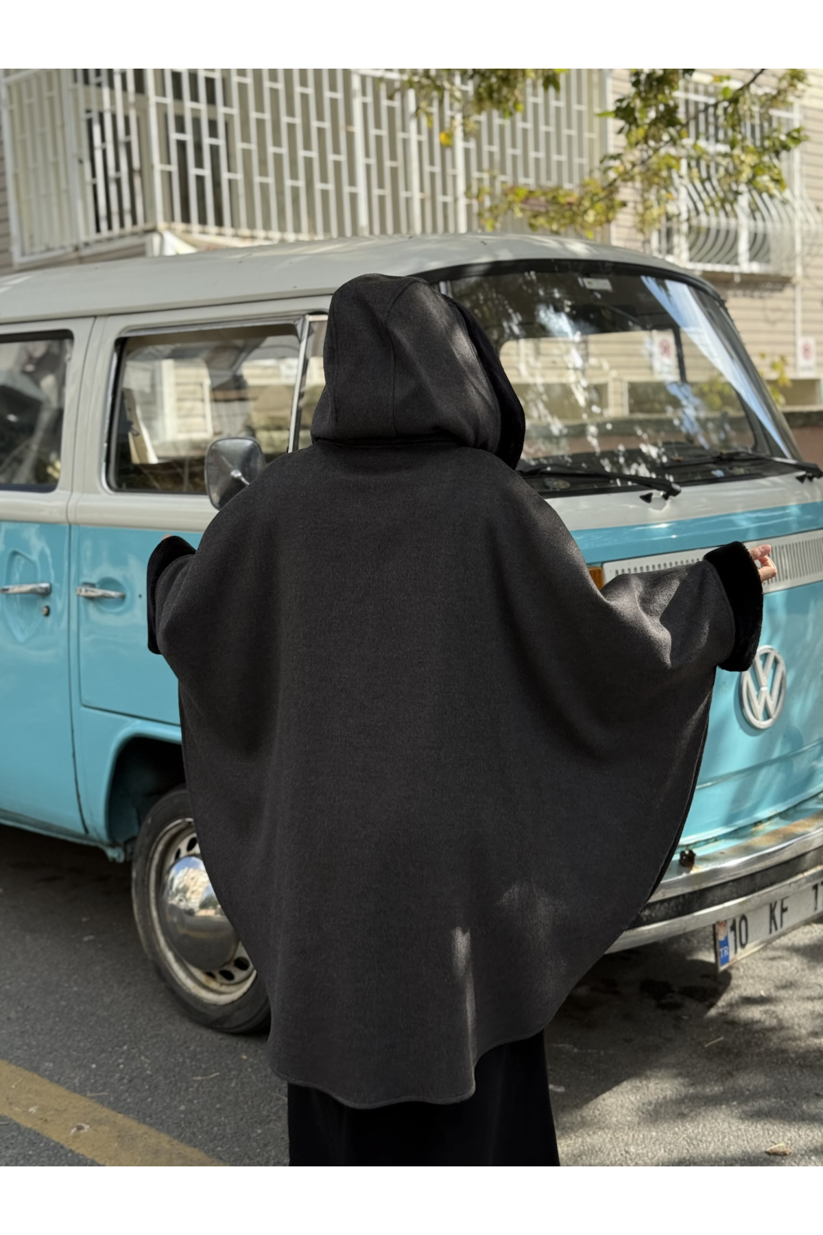 foklu koyu grey tak cikar kapson panco