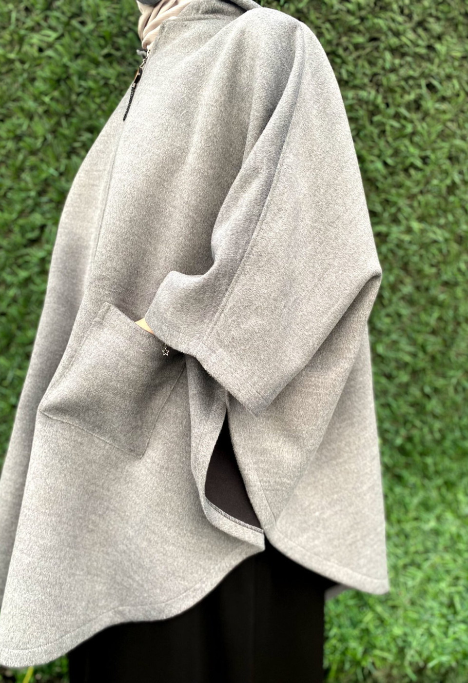 Kaşe Grey Panço Kaşe Grey Panço