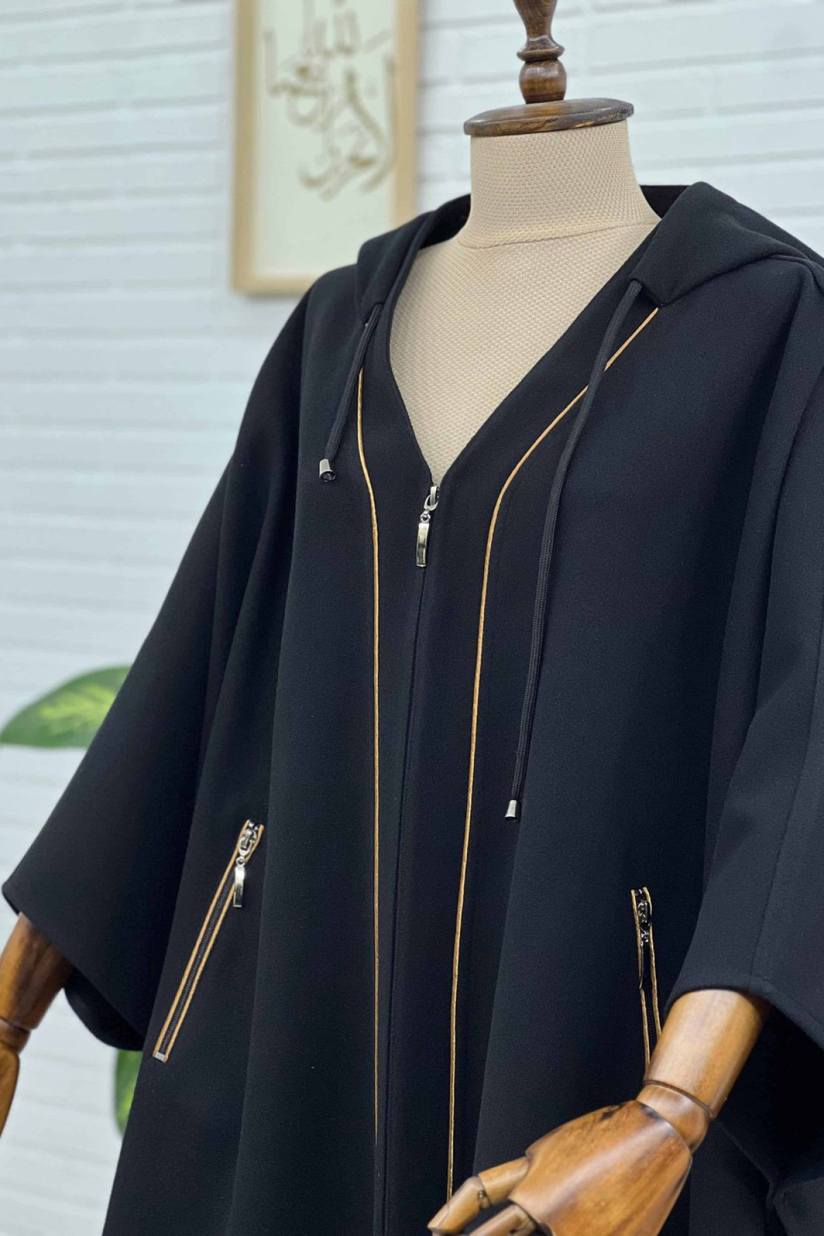 Kimono Gold Biyeli Yaka Panço