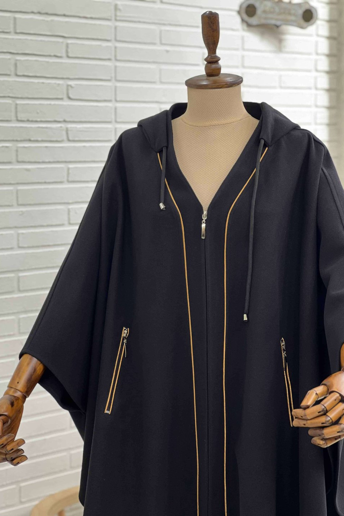 Kimono Gold Biyeli Yaka Panço