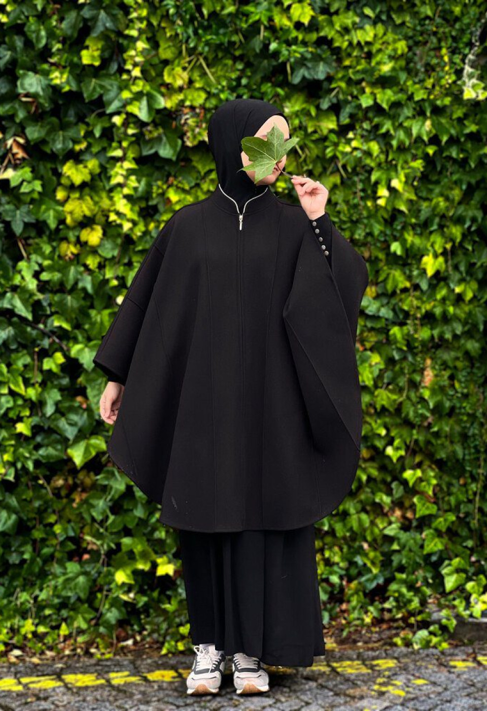 Nervürlü Hakim yaka panço