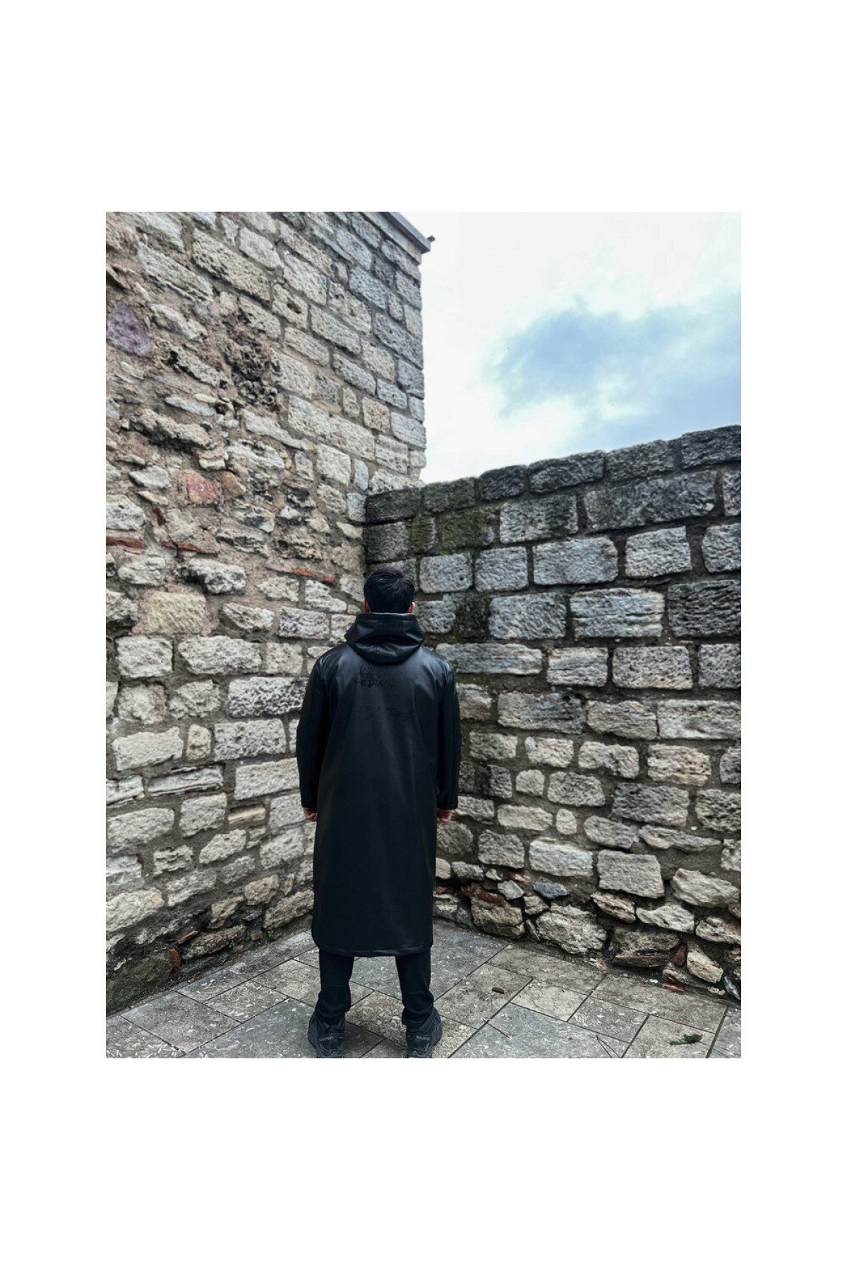 O Adam Deri Ceket Yağmurluk