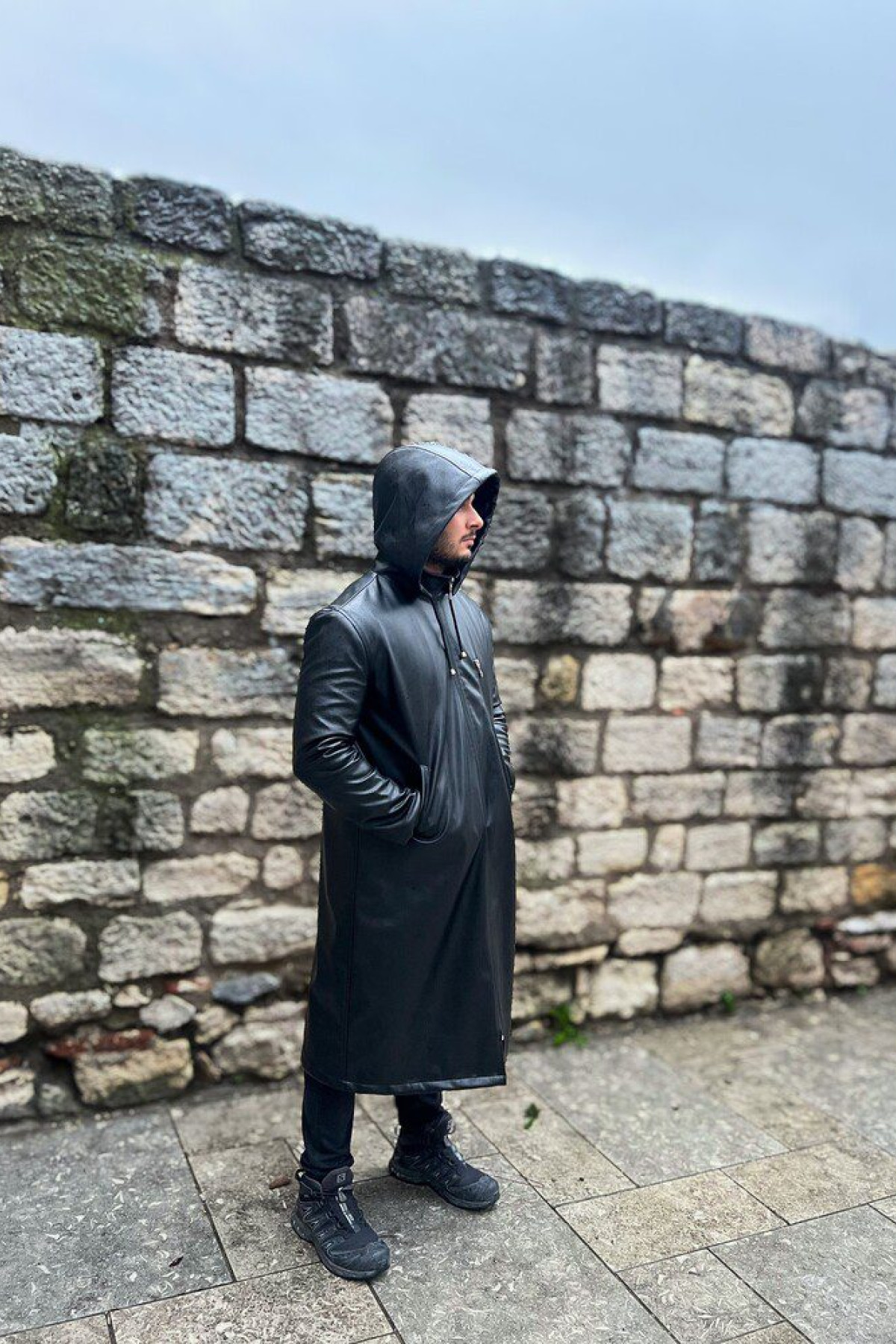 O Adam Deri Ceket Yağmurluk