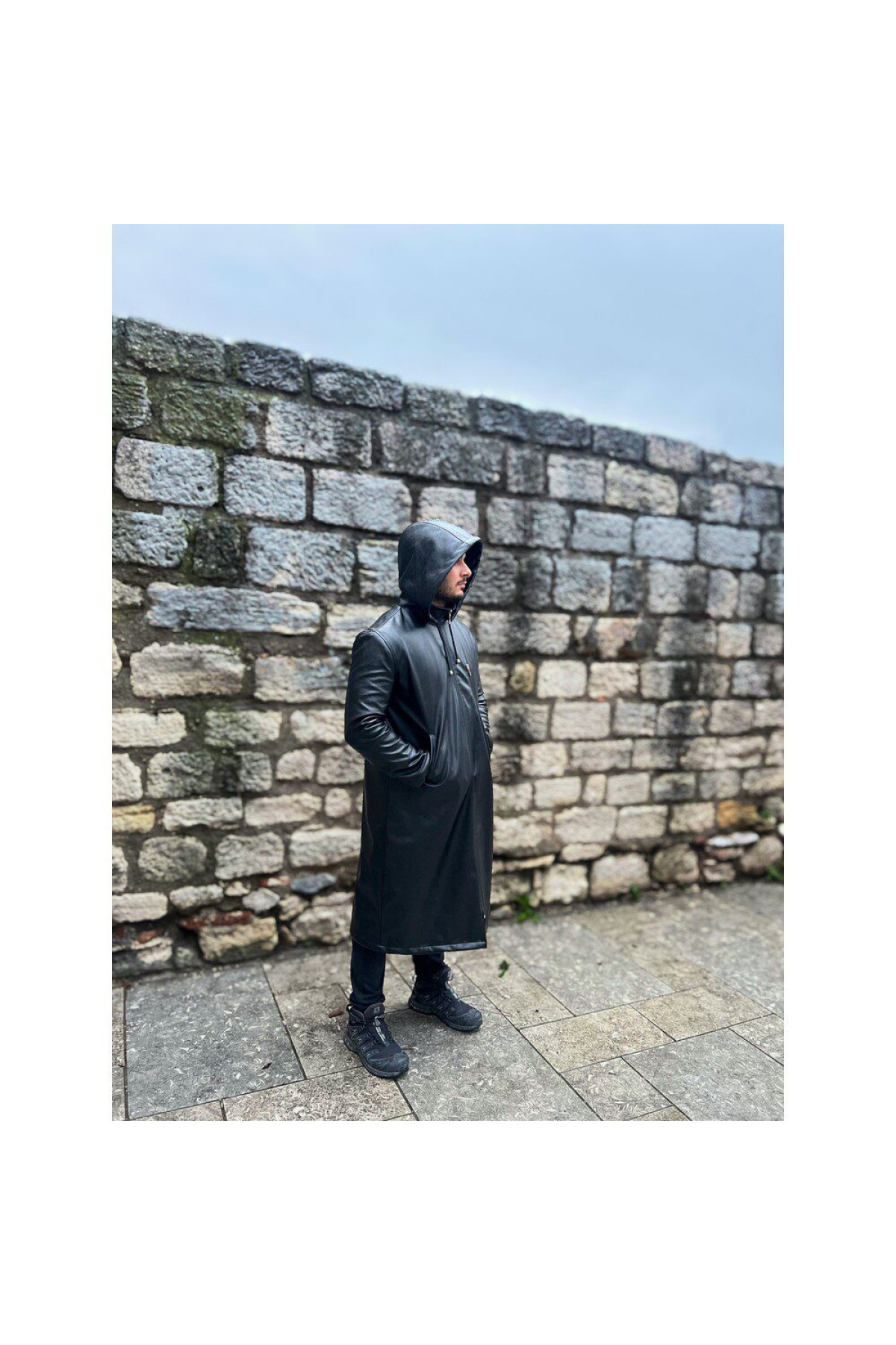 O Adam Deri Ceket Yağmurluk