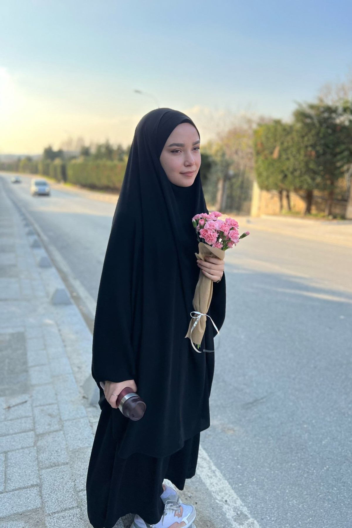 Peçeli Erzurum Model Çarşaf-ı Şerif