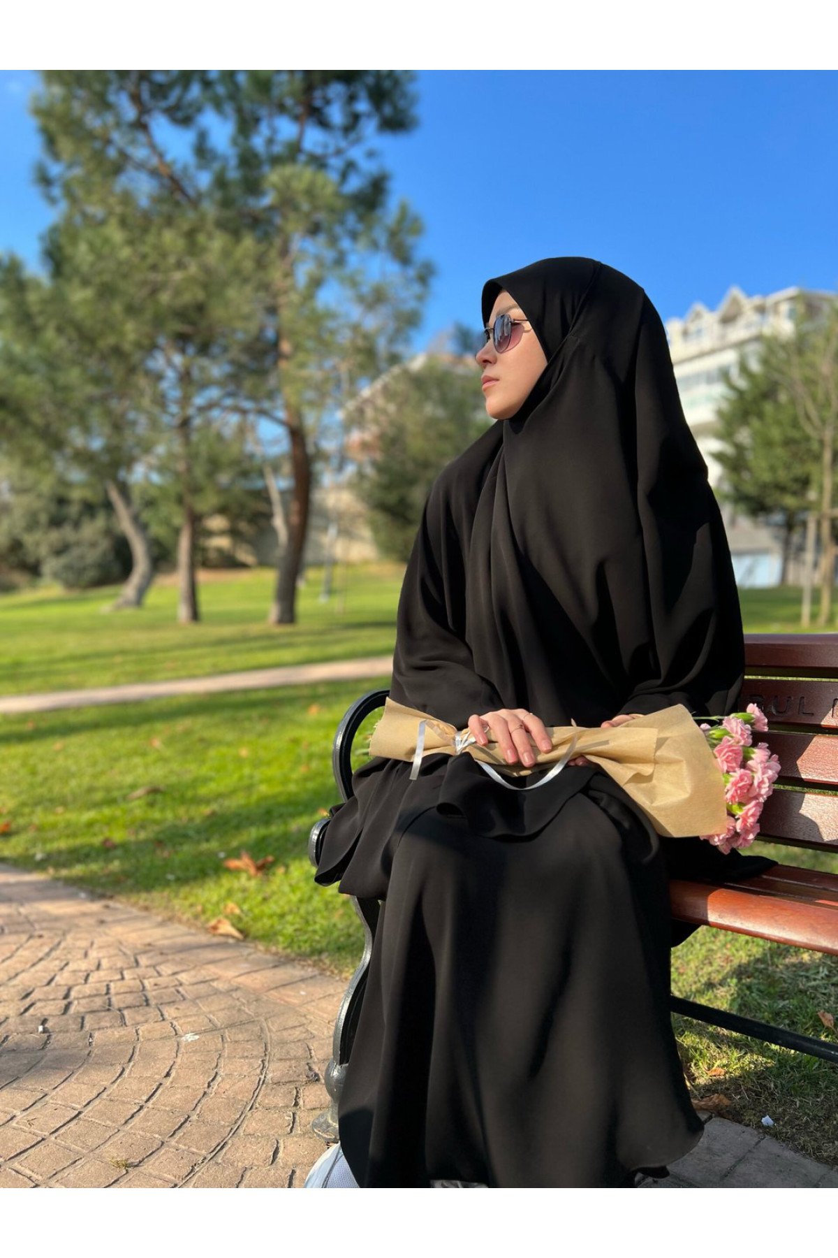 zara yuvarlak deri cep fok panco on gorunum