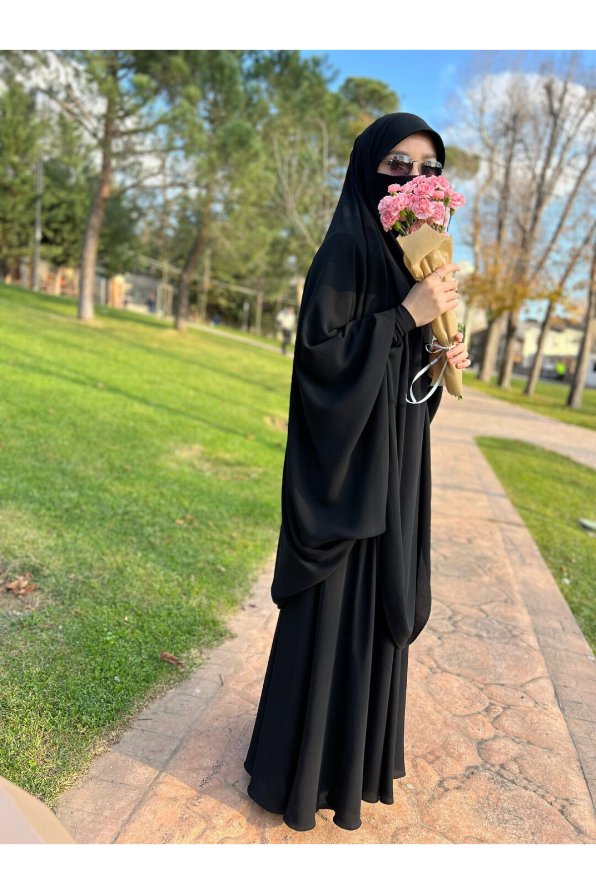 zara yuvarlak deri cep fok panco on gorunum