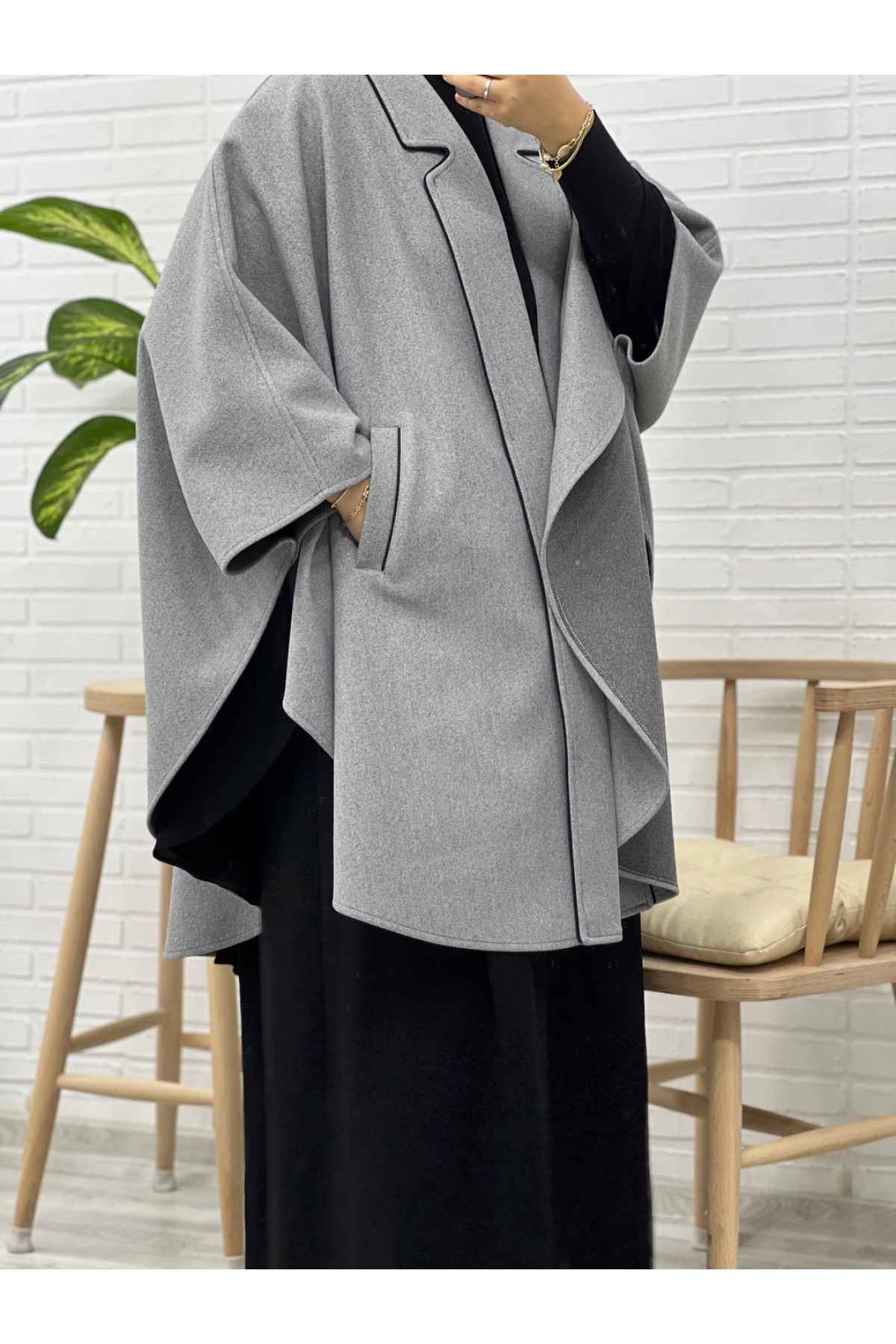 yakali grey panco on gorunum