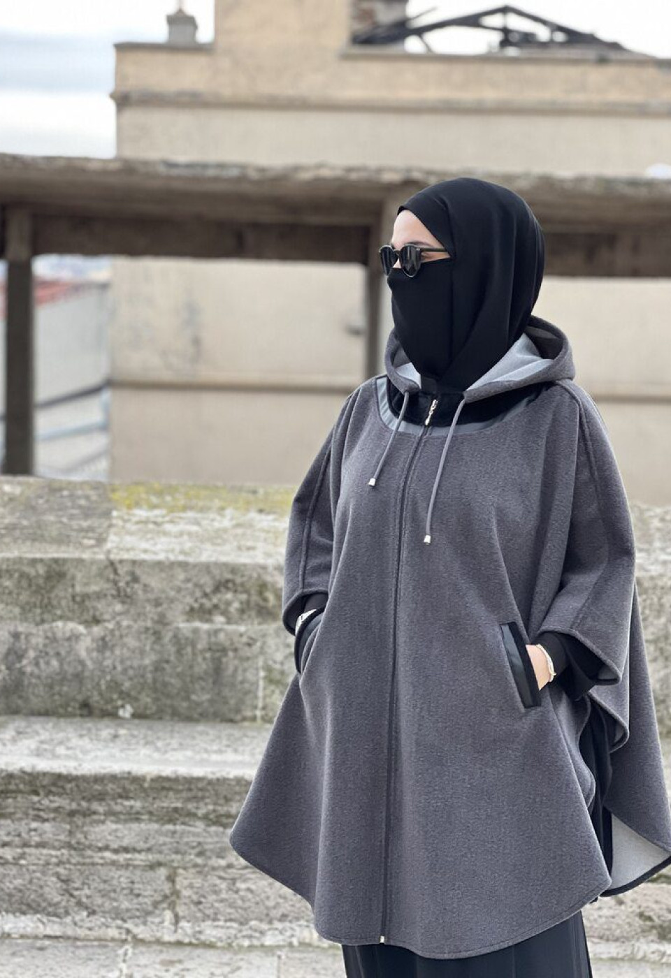 ZARA verev Fok tasarım panço ZARA verev Fok tasarım panço