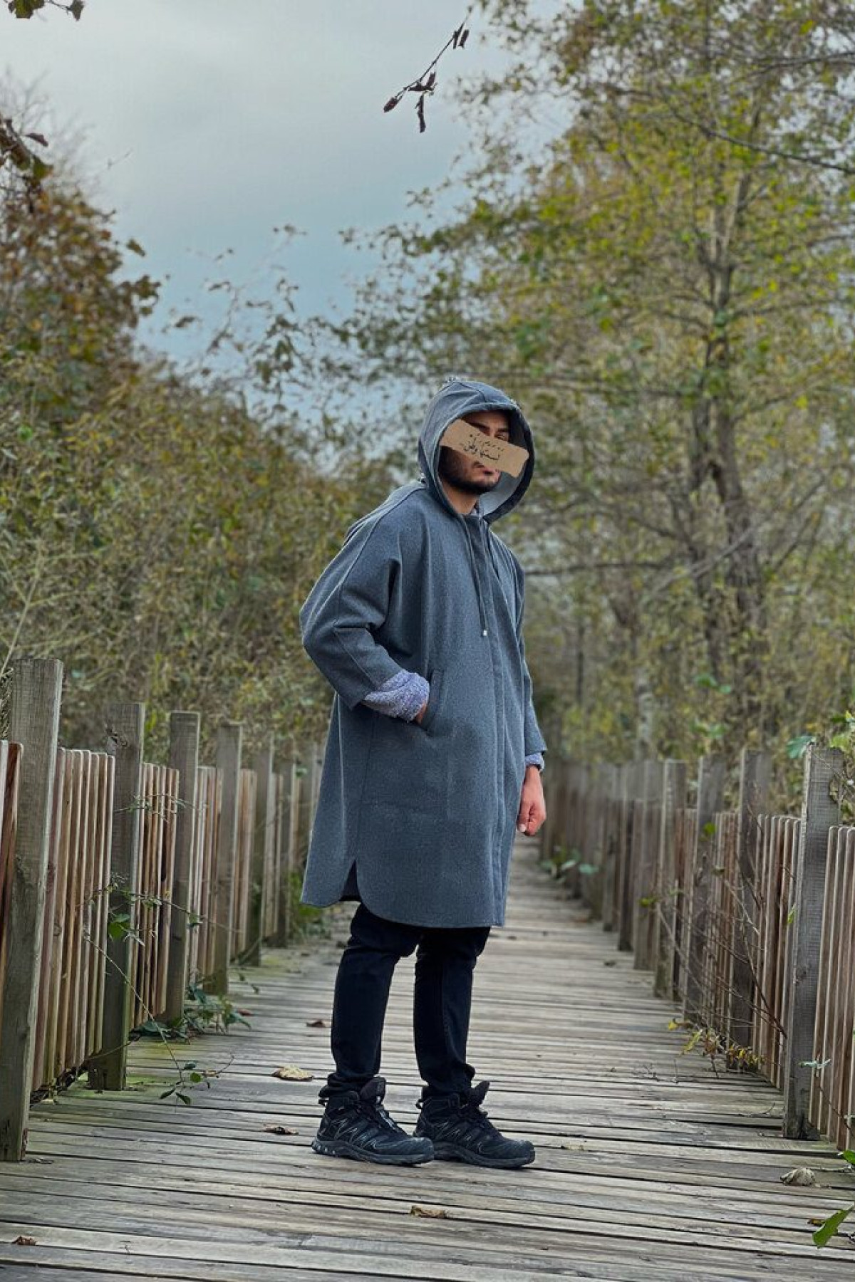 Zara Koyu Grey D&uuml;z kesim Pan&ccedil;o