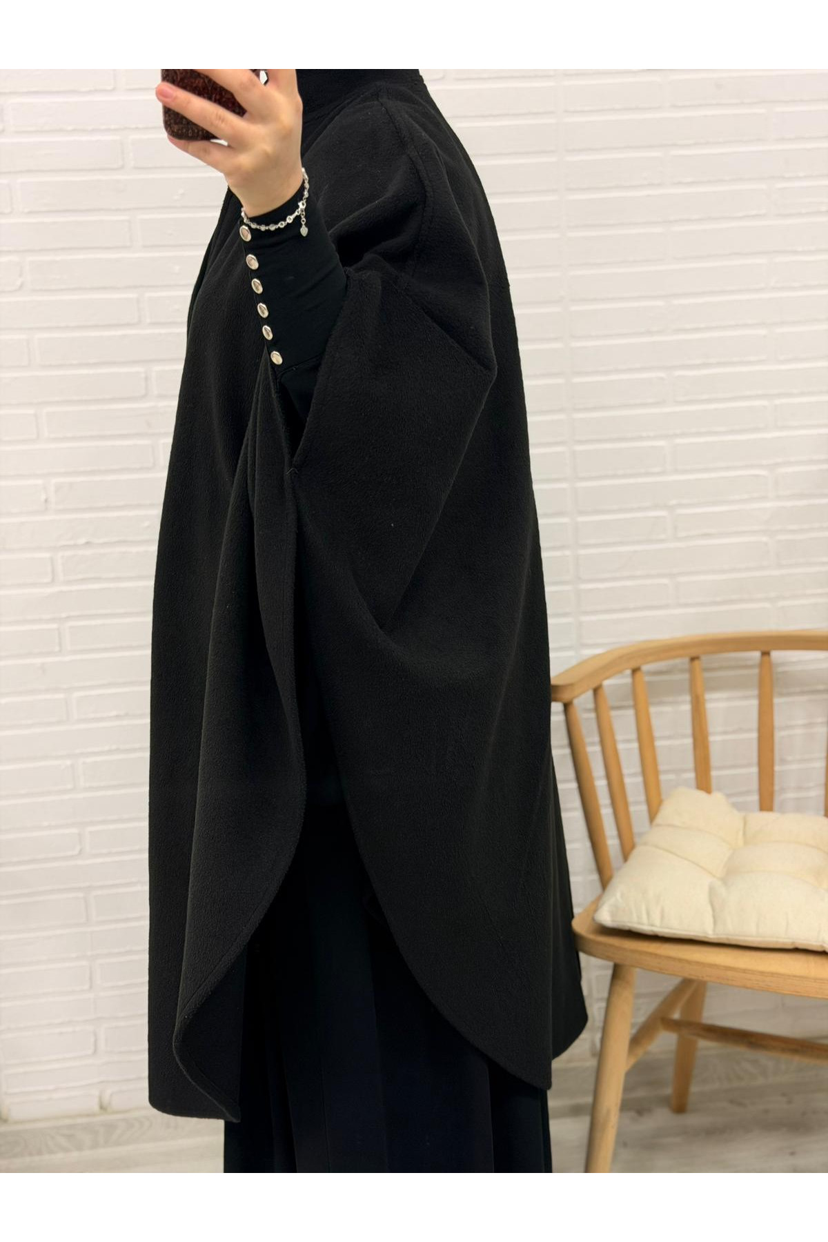 Kalın kaşe 120 cm Hakim Yaka