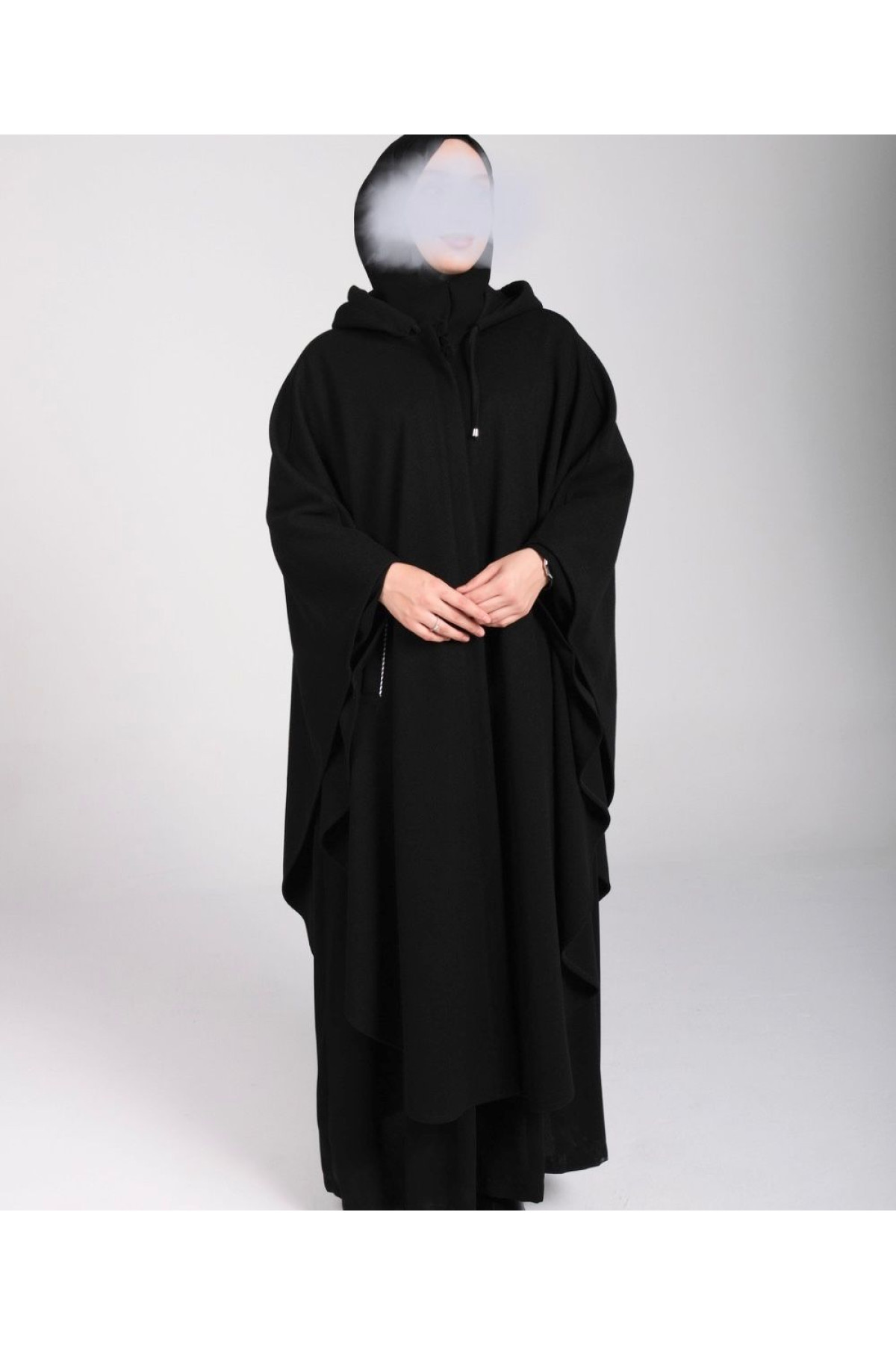 kaşe asil 120 cm verev panço ön görünüm