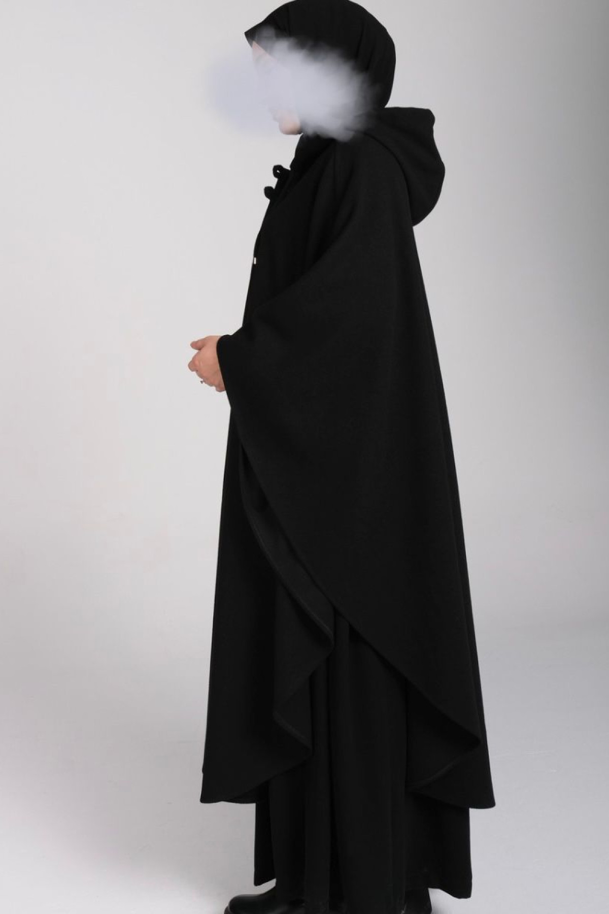 kaşe asil 120 cm verev panço ön görünüm