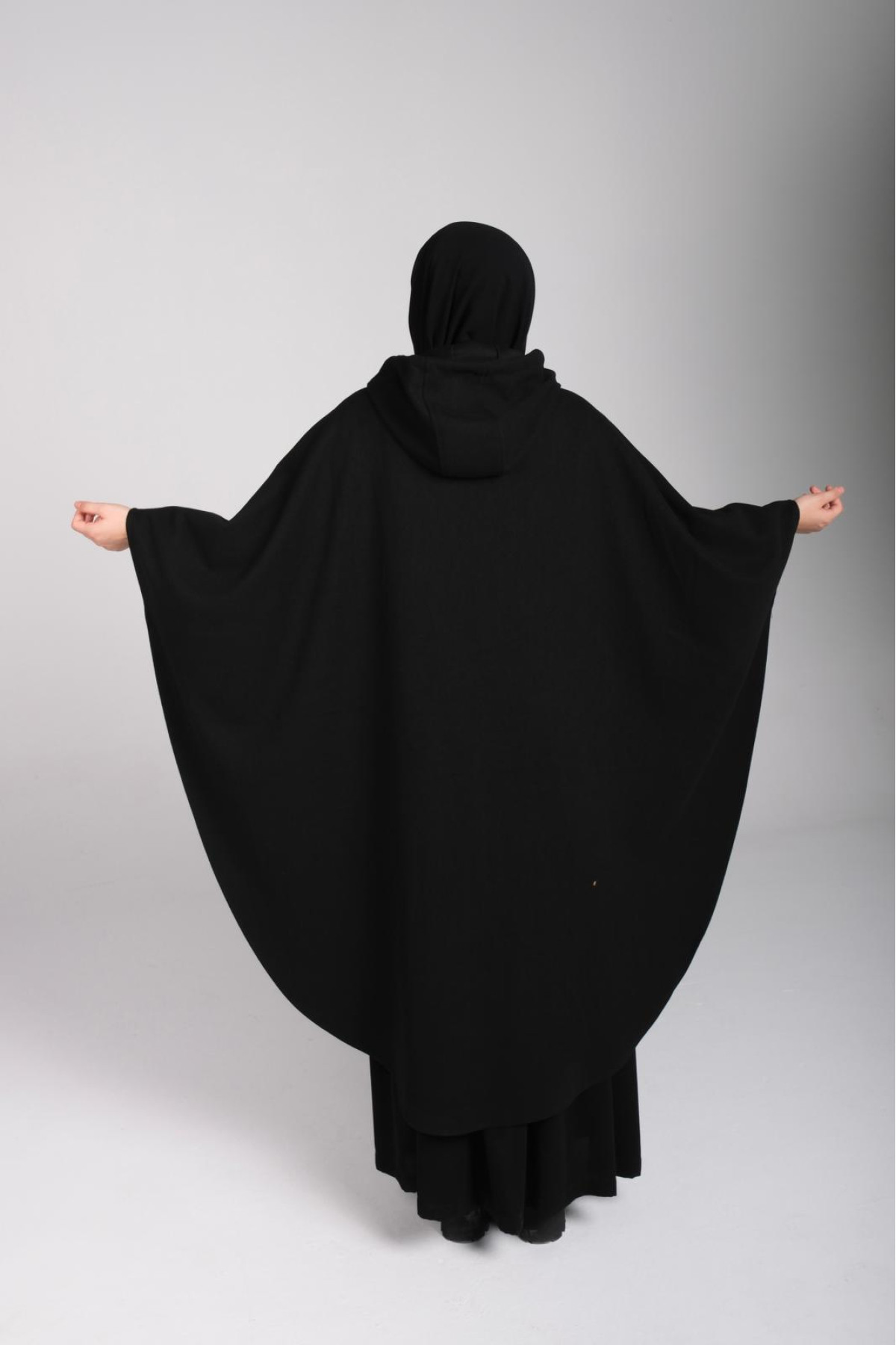 kaşe asil 120 cm verev panço ön görünüm